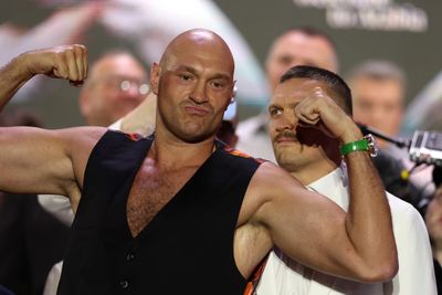 Photos: Tyson Fury vs. Oleksandr Usyk pre-fight press conference in Riyadh