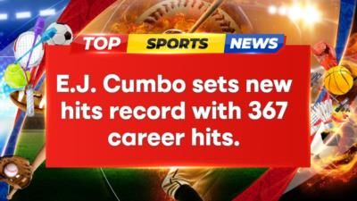 E.J. Cumbo Breaks Division-II Career Hits Record At UT