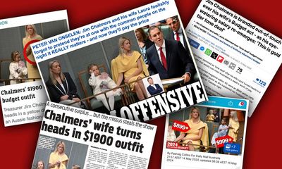 Who’s out of touch? The tabloid obsession over what the treasurer’s ‘missus’ wore on budget night
