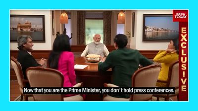 No press conference? No problem. Modi explains his ‘new culture’ of avoiding press meets
