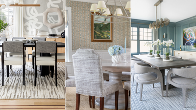 How to choose the perfect dining room rug – 9 expert tips on size, color, fiber and more