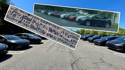Thousands More Teslas Are Piling Up In Parking Lots