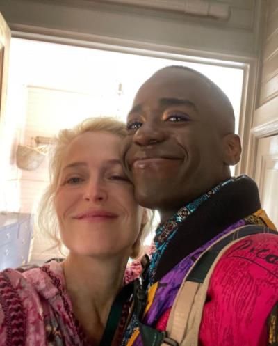 Gillian Anderson And Ncuti Gatwa Exude Charm In Joint Photoshoot