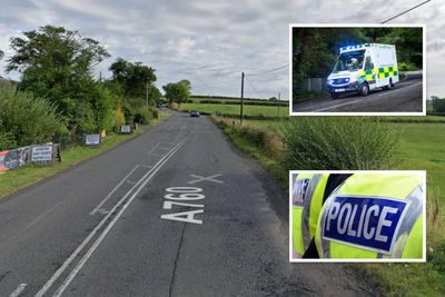 Man taken to hospital after motorbike and motorhome crash in North Ayrshire