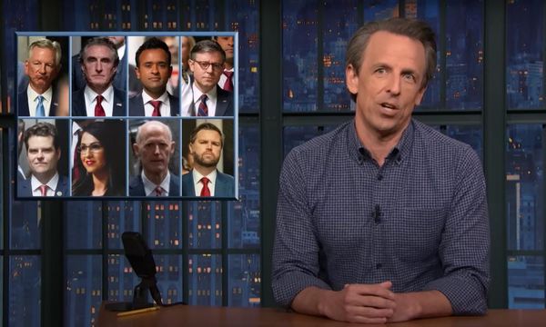 Seth Meyers on Republicans at Trump’s trial: ‘Man, Beavis and Butthead are everywhere’