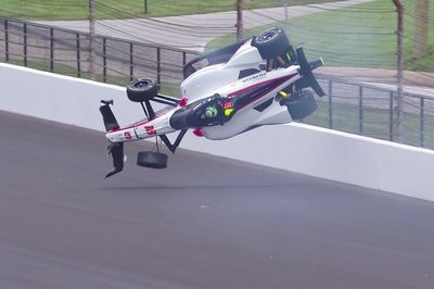 Indy 500 Fast Friday practice halted by heavy Siegel crash