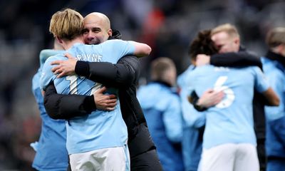 Guardiola’s obsessive will to win takes Manchester City to verge of history