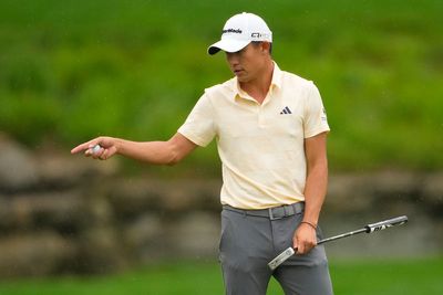 Collin Morikawa takes clubhouse lead at US PGA as he eyes third major title