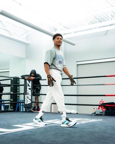 Shakur Stevenson's Intense Training Regimen Revealed Through Captivating Images