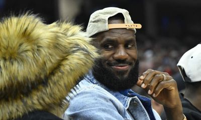 Did LeBron James go to Cavaliers game to look at Darius Garland?