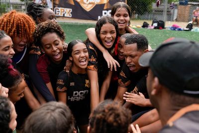 Young women in a Rio favela hope to overcome slum violence to play in the Women's World Cup in 2027
