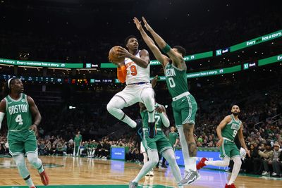 Which of the New York Knicks or Indiana Pacers is a better East finals matchup for the Celtics?