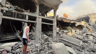 Israeli Strikes Kill 31 In Gaza, Including At School