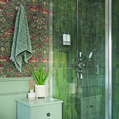 Is wallpaper in bathrooms outdated? Interior experts reveal how to make pattern work in a bathroom in 2024