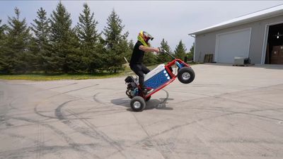 Dirt Bike Swapped Cooler Kart Build Is Absolutely Wild