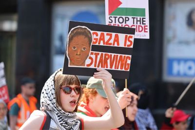 In pictures: Pro-Palestine protesters march through Edinburgh in call for ceasefire