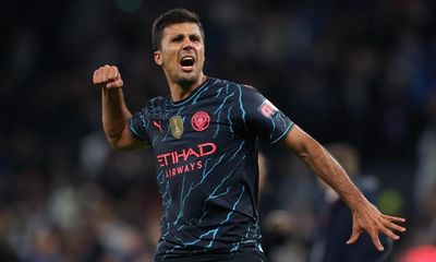 Rodri redefines role of holding midfielder to become City’s fulcrum