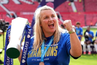 Emma Hayes leaves Chelsea on a high after securing fifth successive WSL title