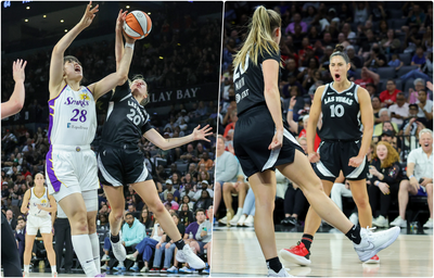 Kelsey Plum’s reaction to Kate Martin’s block is the WNBA highlight of the week