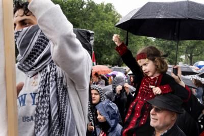 Pro-Palestinian Protesters Rally In Washington Against Israeli Actions
