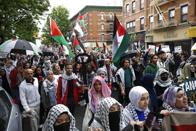 New York police violently arrest pro-Palestine protesters marking Nakba