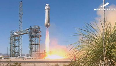 Jeff Bezos’ Blue Origin successfully launches six tourists to edge of space after two-year pause