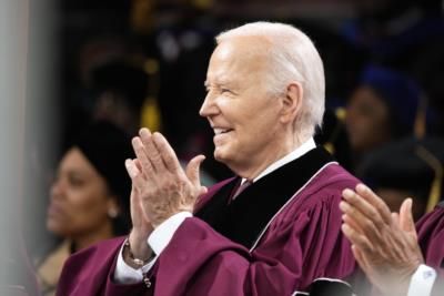 Peaceful Protests During President Biden's Commencement Address At Morehouse College