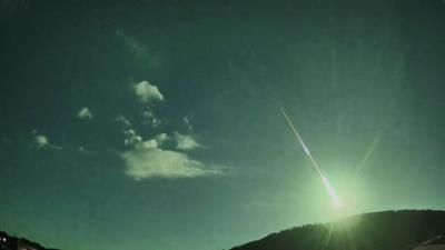 Comet Fragment Lights Up Sky Over Spain And Portugal