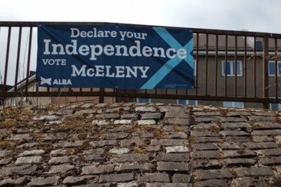 Labour council leader and Alba candidate in spat over election banner