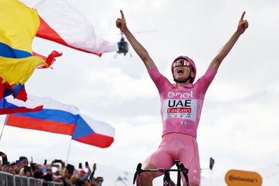 Tadej Pogačar doubles Giro d'Italia lead with solo mountaintop victory on stage 15