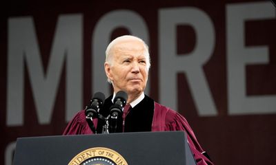 Dignity, joy, a raised fist: Biden renews pitch to Black voters at Morehouse commencement
