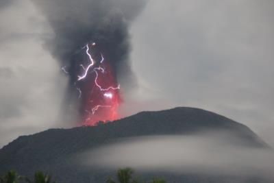 Mt Ibu Eruption Forces Evacuation Of Seven Villages In Indonesia