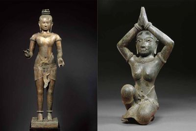 Stolen 1,000-year-old statues returned to Thailand
