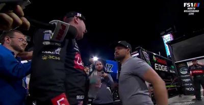 Here’s every angle of the vicious Ricky Stenhouse Jr. and Kyle Busch fight, including a dad getting involved