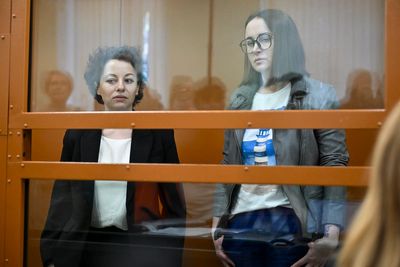 Russian theater director and playwright go on trial over a play authorities say justifies terrorism