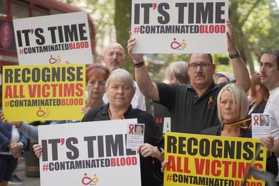 Watch: Infected blood campaigners react to final report into scandal