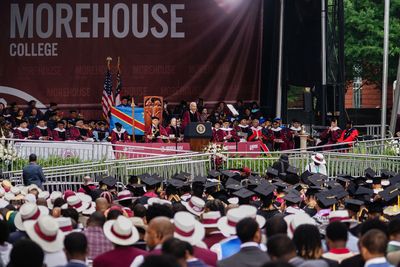 Spared angry protests at Morehouse, Biden pushes post-war Gaza plan - Roll Call
