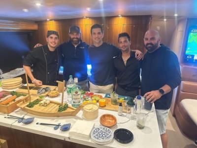 Capturing Moments: Alex Avila And Friends Enjoying Dinner Together