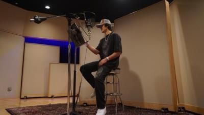 Asher Angel Shares Studio Snapshot, Immersed In Musical Creativity