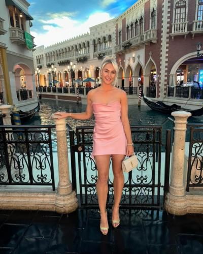 Charley Hull Radiates Confidence In Stylish Pink Ensemble