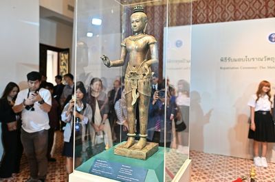 Thailand Celebrates Return Of Looted Statue From New York's Met