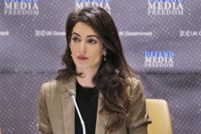 Amal Clooney Helps Push For Arrest Warrant For Netanyahu