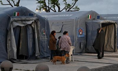 Homes evacuated in Italy after strongest quake in 40 years near supervolcano