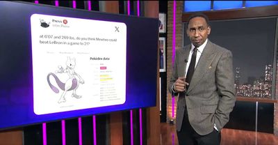 Stephen A. Smith seriously broke down Mewtwo vs. LeBron in a 1-on-1 game