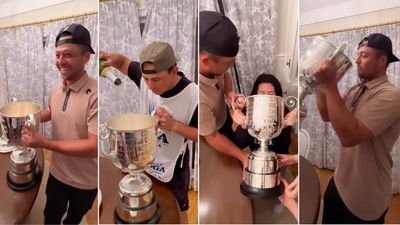 WATCH: How Team Schauffele Celebrated Xander’s Record-Breaking PGA Championship Win