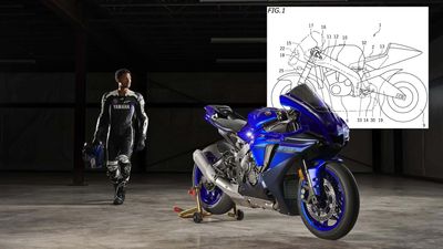 Yamaha Patents Anti-Dive Electronic Motorcycle Suspension