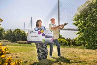 Fife couple celebrate massive win on EuroMillions on National Lottery