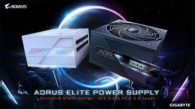 Gigabyte introduces new 80 Plus Platinum power supplies — four Aorus Elite PCIe 5.0 modular 850W and 1000W PSUs announced