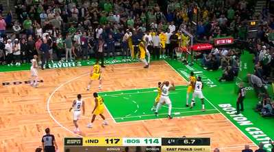 Mike Breen excitedly broke out his ‘Bang! Bang!’ call for Jaylen Brown’s seismic 3-pointer that sent Pacers-Celtics to OT