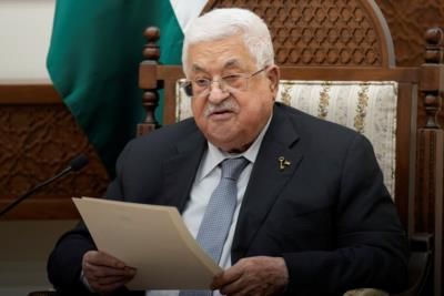 Palestinian President Abbas Welcomes Recognition Of Palestinian State By European Countries